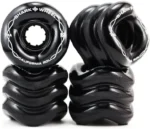 Shark Wheel Skateboard Cruising Wheels, Black, 60 Mm