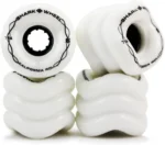 Shark Wheel Skateboard Cruising Wheels, White, 60 Mm