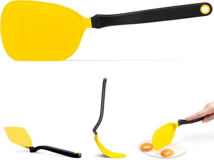 DreamFarm Chopula Flexible Spatula, Yellow, 12" - Image 2