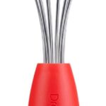 DreamFarm Stainless Steel Mini Flisk, Red, 9"