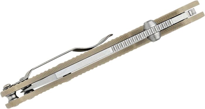 Demko Knives AD 20.5 Shark-Lock S35VN Folding Knife, Coyote Tan - Image 5