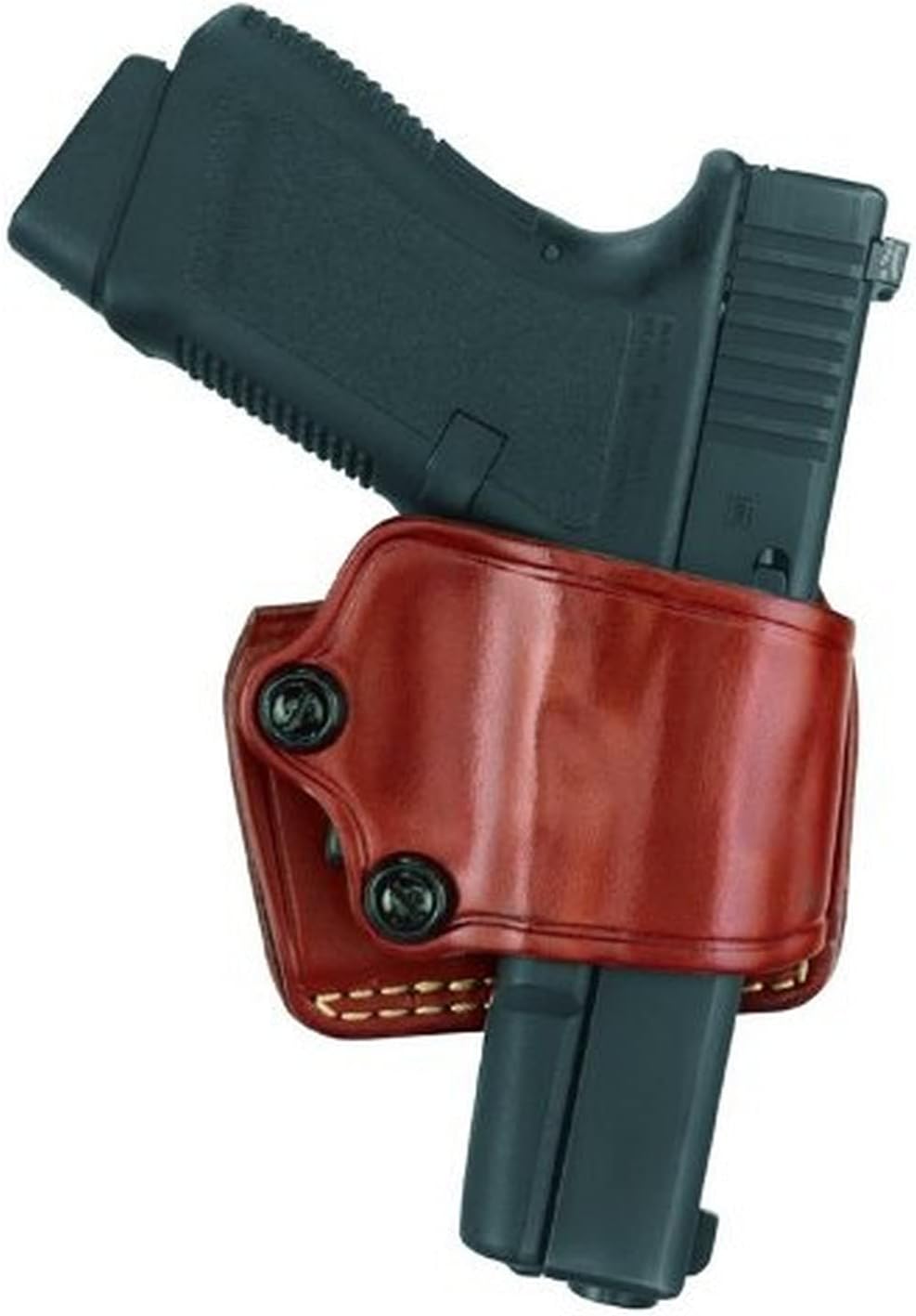 51w0yMKrKhS._AC_SL1500_ Gould & Goodrich Yaqui Slide Concealment OWB Belt Holster, Chestnut Brown - Image 1