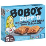 Bobo's Oat Bars Dipped Original Oat Bar Plus Dark Chocolate, 5 Oz