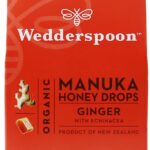 Wedderspoon Organic Manuka Honey Drops, Ginger W/ Echinacea, 4 Oz
