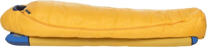Big Agnes Lost Dog 0-30 Degree Sleeping Bag, Yellow/ Blue - Image 2