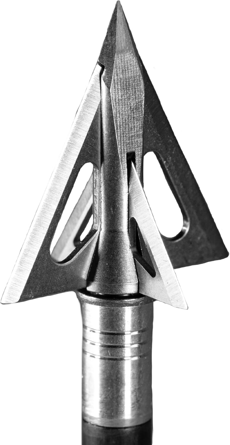 61PFh6dsrQL._AC_SL1500_ Slick Trick 13461 100 Grain Stainless Steel Pro Series Broadhead - Image 1