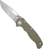 Demko Knives AD 20.5 Shark-Lock S35VN Clip Point, Coyote Tan