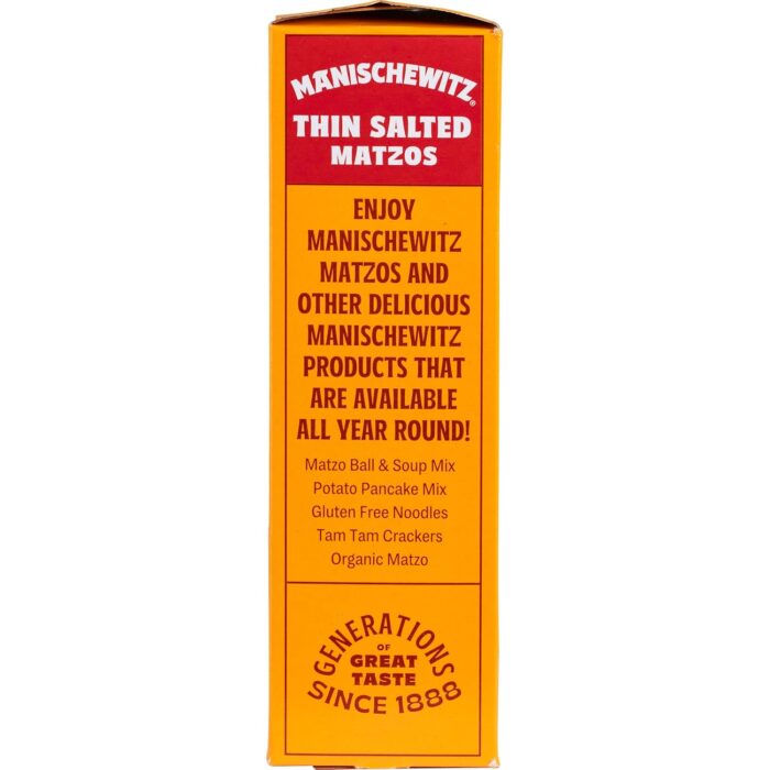 Manischewitz Matzo Thin Salted, 10 Oz - Image 6