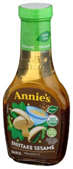 Annie's Naturals Organic Shiitake Sesame Vinaigrette Salad Dressing, 8 Oz - Image 4