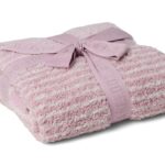 Barefoot Dreams CozyChic Gradient Stripe Stroller Blanket, Petal Multi One Size