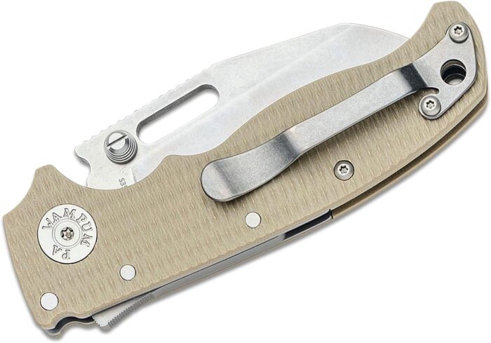 Demko Knives AD 20.5 Shark-Lock S35VN Folding Knife, Coyote Tan - Image 4