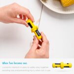 Dreamfarm Anchor-Lock Corn Cob Holders, Yellow/Black - Image 4