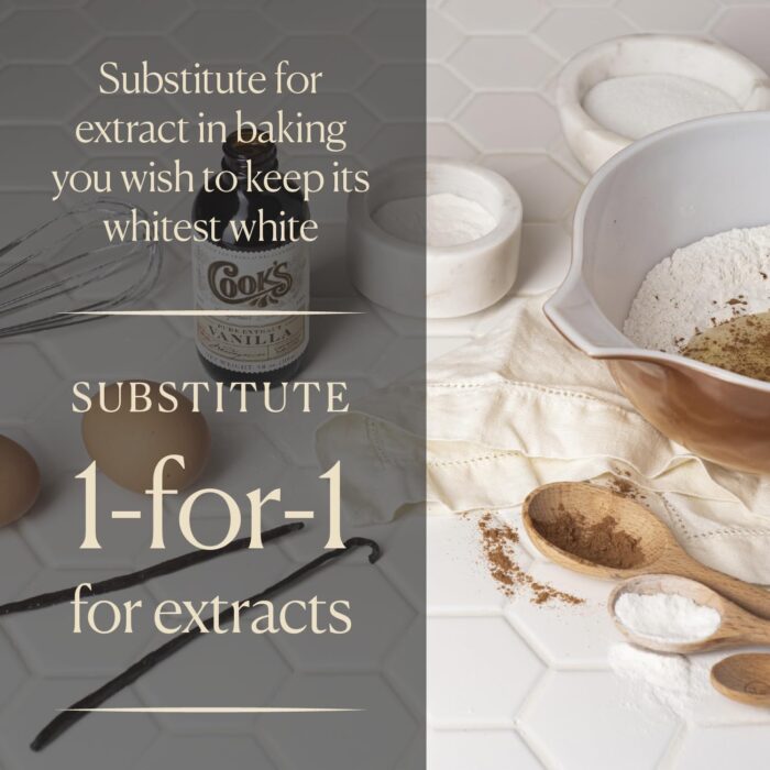 COOK'S Organic Powder, Vanilla, 4.5 Oz - Image 2