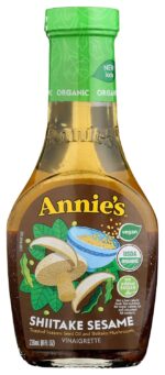 Annie's Naturals Organic Shiitake Sesame Vinaigrette Salad Dressing, 8 Oz
