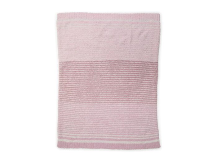 Barefoot Dreams CozyChic Gradient Stripe Stroller Blanket, Petal Multi One Size - Image 2