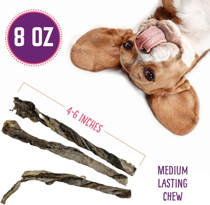 Hungry Paws Codfish Skin Treats For Dogs, 8 Oz - Image 2