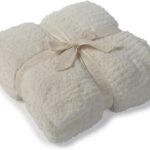 Barefoot Dreams CozyChic Throw, Cream, 54" x 72"