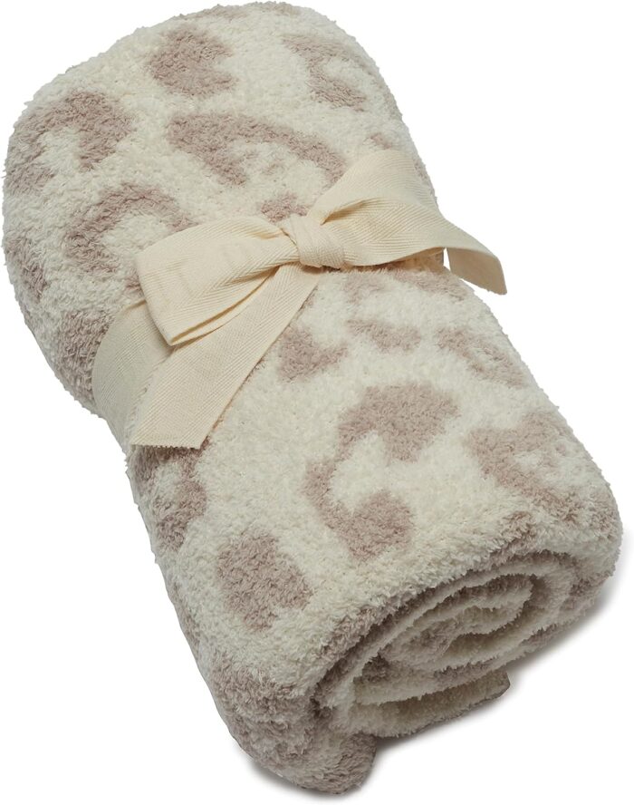 Barefoot Dreams CozyChic Leopard Blanket - Image 2