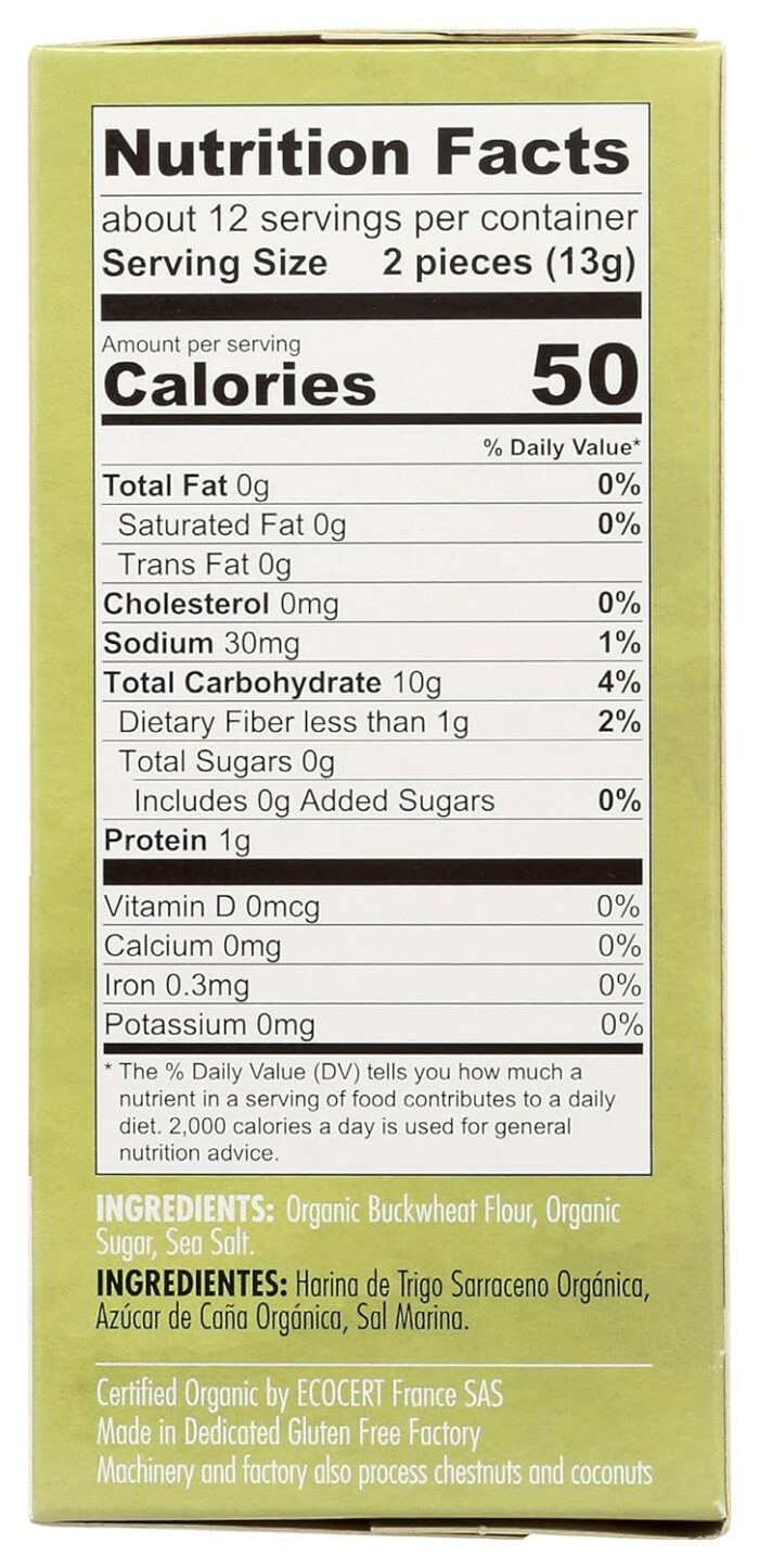 Le Pain des Fleurs Buckwheat Crispbread, 5.3 Oz - Image 2
