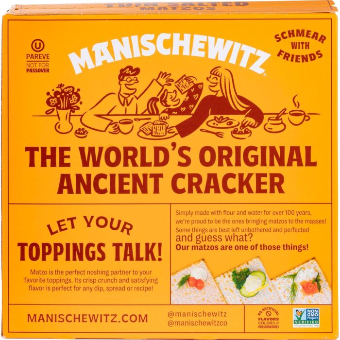 Manischewitz Matzo Thin Salted, 10 Oz - Image 7