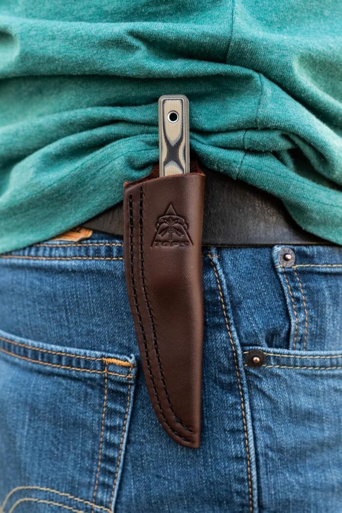 TOPS Knives Wood Nymph Fixed Blade Knife, Tan/ Black - Image 5