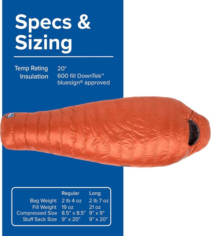 Big Agnes Greystone 600 DownTek Fill Mummy Sleeping Bag - Image 4