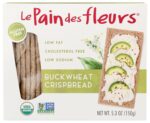 Le Pain des Fleurs Buckwheat Crispbread, 5.3 Oz