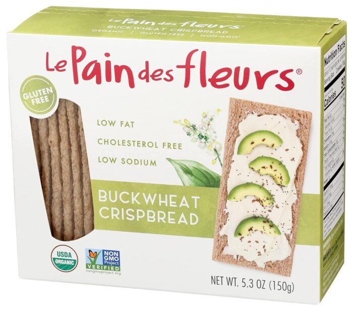 Le Pain des Fleurs Buckwheat Crispbread, 5.3 Oz - Image 6