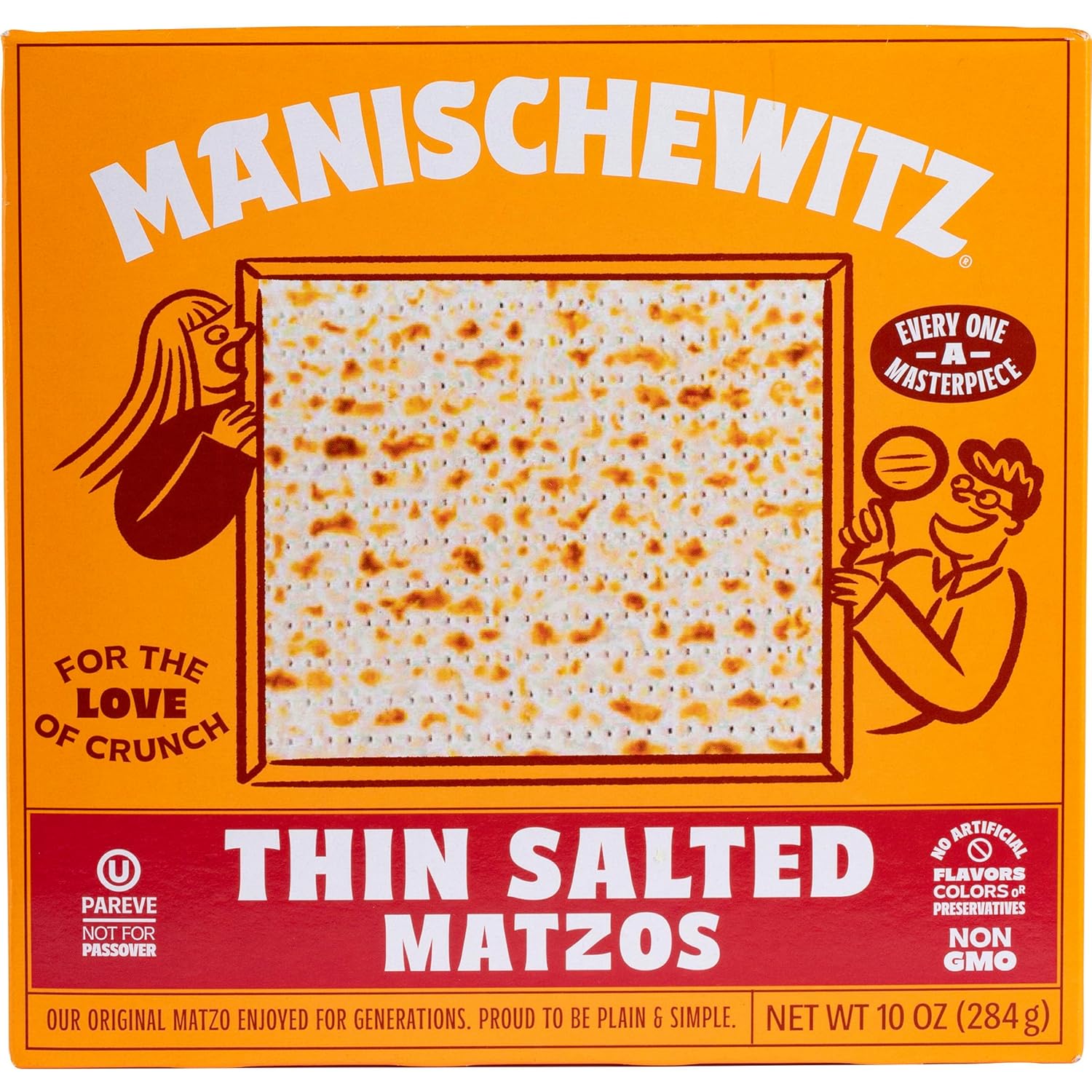 91QnFdBONxL._SL1500_ Manischewitz Matzo Thin Salted, 10 Oz - Image 1