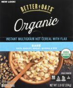 Better Oats Organic Multigrain Hot Cereal with Flax, 8 Ct