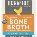 Bonafide Provisions Organic Bone Broth, No Salt Added, Chicken, 16.9 Oz