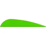 AAE Trad Vanes, Green 3 Inches