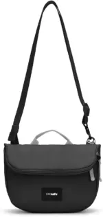 Pacsafe GO Anti-Theft Saddle Crossbody Jet, Black - Image 2