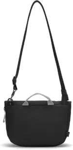 Pacsafe GO Anti-Theft Saddle Crossbody Jet, Black - Image 3