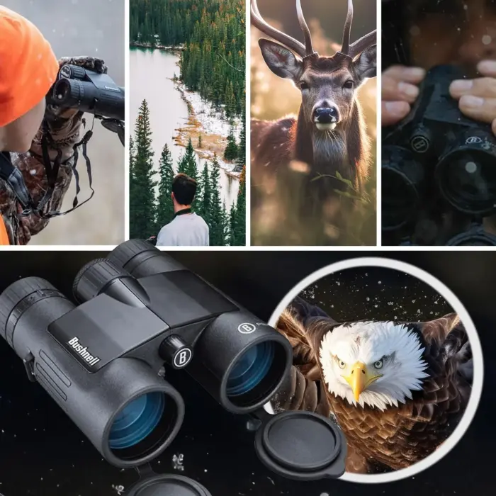 Bushnell Prime Roof Prism Binoculars, Black 8x42 - Image 3