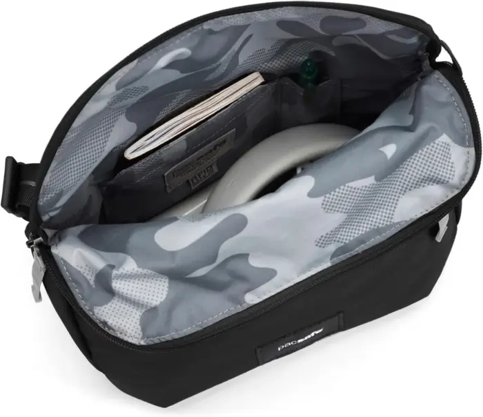 Pacsafe GO Anti-Theft Saddle Crossbody Jet, Black - Image 4