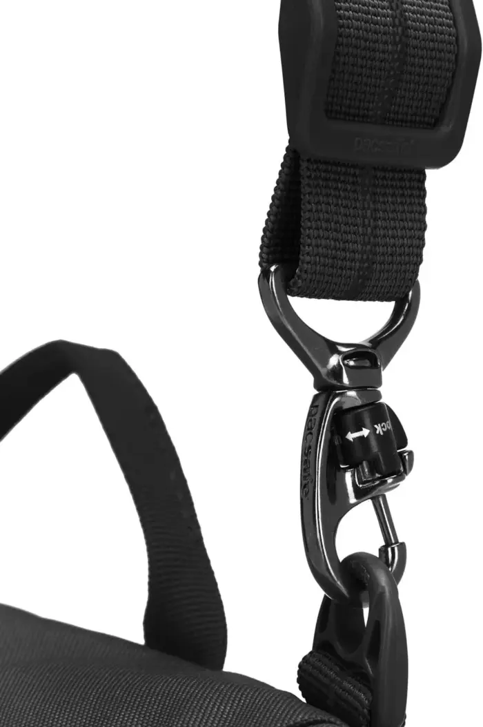 Pacsafe GO Anti-Theft Saddle Crossbody Jet, Black - Image 8