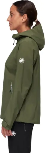 Mammut Hardshell Hooded Waterproof Women's Jacket, Dark Marsh, M - Image 4
