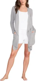 Barefoot Dreams CozyChic Lite Island Wrap, Dove Gray L/XL