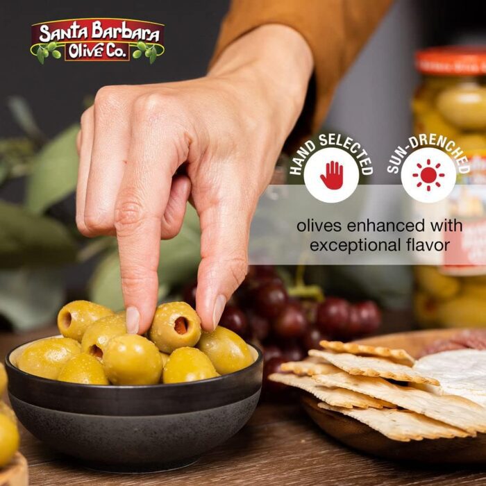 Santa Barbara Jalapeno Stuffed Olives, 5 Oz - Image 4