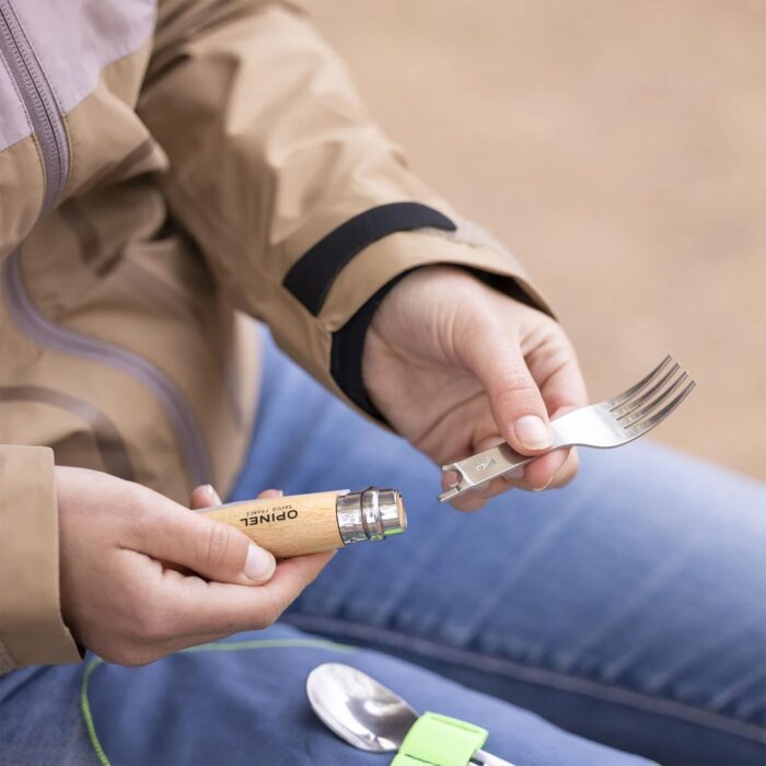 Opinel Picnic+ Cutlery Dual-Use Napkin with Fork And Spoon - Image 8
