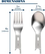 Opinel Picnic+ Cutlery Dual-Use Napkin with Fork And Spoon - Image 10