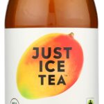 Just Ice Tea Organic Mango White Tea, 16 Fl Oz