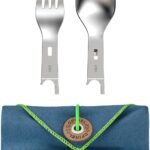 Opinel Picnic+ Cutlery Dual-Use Napkin with Fork And Spoon