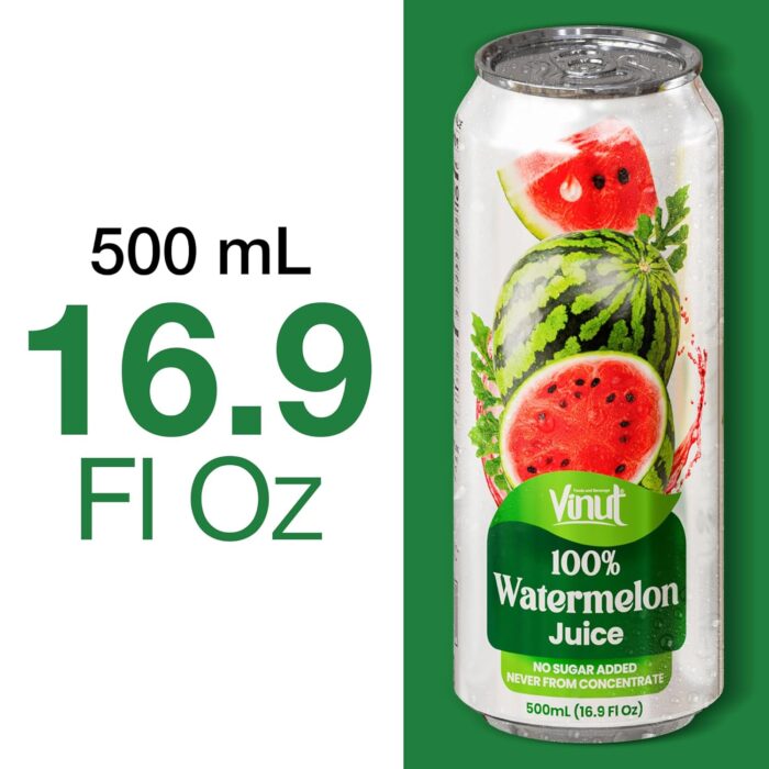 VINUT 100% Watermelon Juice, 16.9 Fl Oz - Image 4
