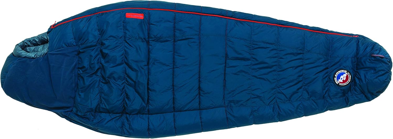 71Rwt2wRq2L._AC_SL1500_ Big Agnes Sidewinder SL Sleeping Bag, Legion Blue/Tapestry Long - Image 1