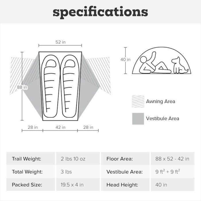 Big Agnes Copper Spur UL2 Tent, Tangelo - Image 7