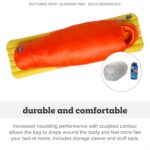Big Agnes Wolverine 20 Sleeping Bag, Cherry Tomato/Tangelo - Image 4