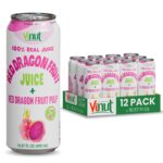 Vinut 100% Fruit Juice with Pulp, Red Dragon 16.57 Fl Oz 12 Pack