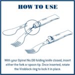 Opinel Picnic+ Cutlery Dual-Use Napkin with Fork And Spoon - Image 11